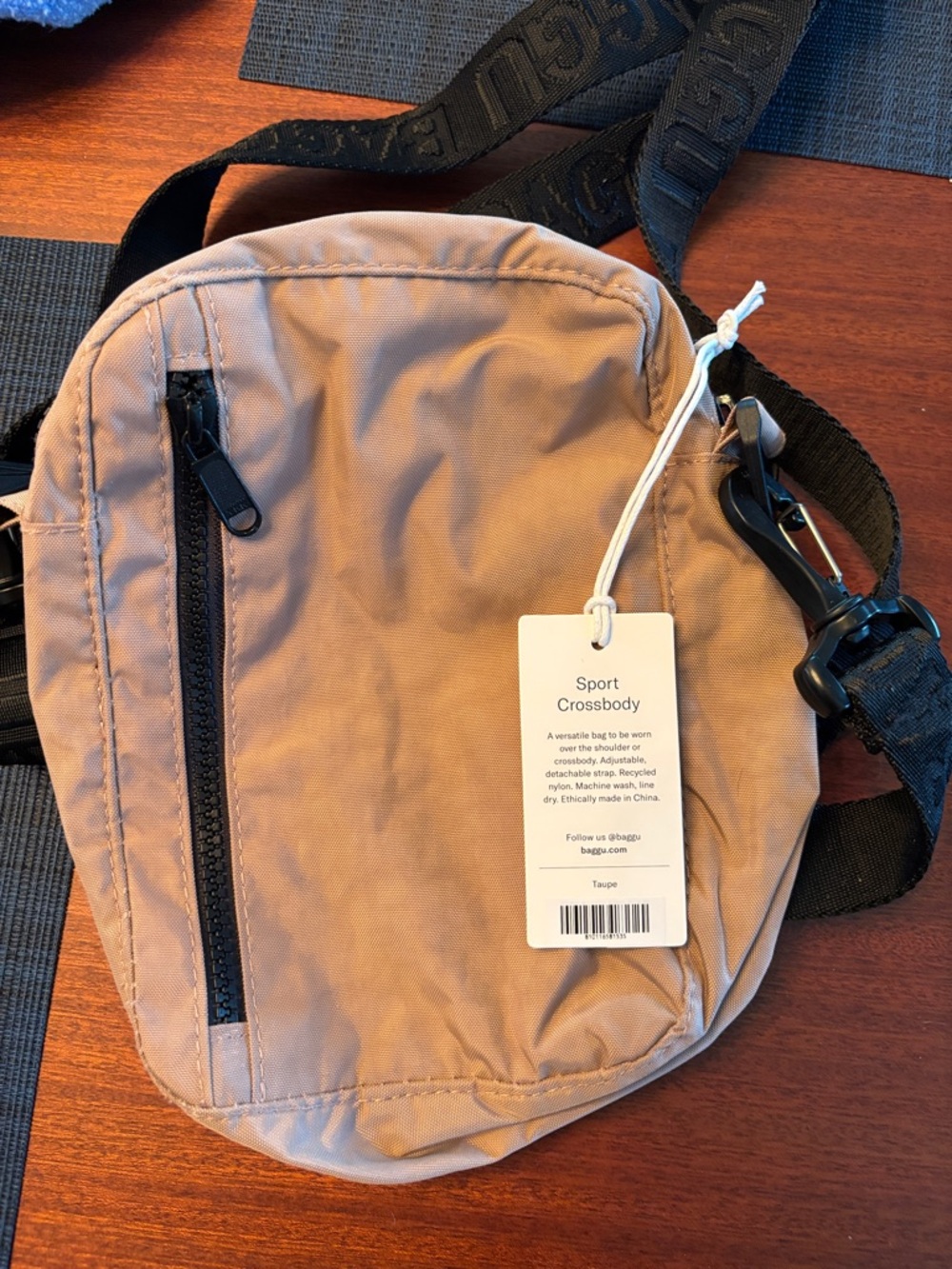 Baggu Sport Crossbody Bag - Taupe